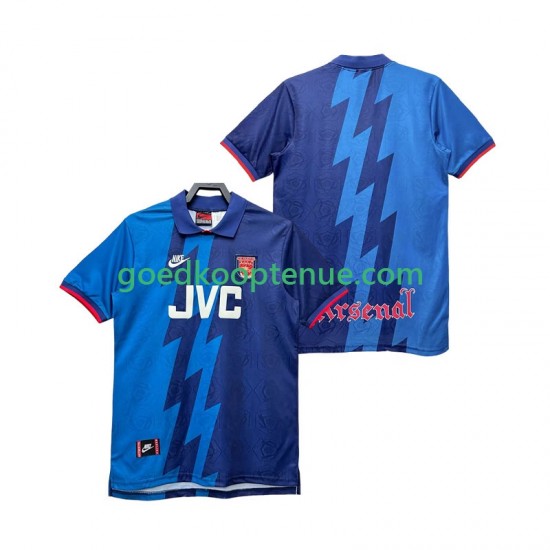 Uit Retro Tenue van Arsenal 1995 1996 Heren Korte Mouw