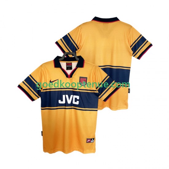 Uit Retro Tenue van Arsenal 1997 Heren 1999 Korte Mouw