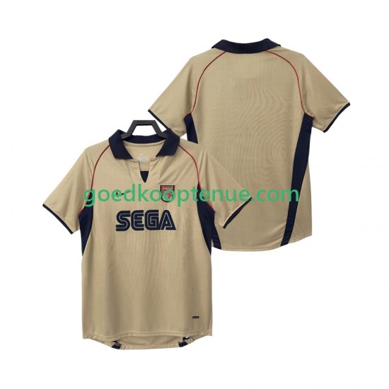 Uit Retro Tenue van Arsenal 2001 Heren 2002 Korte Mouw