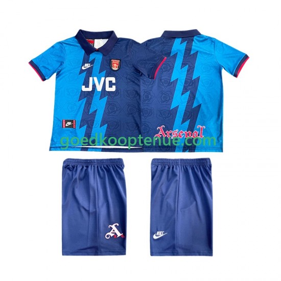 Uit Retro Tenue van Arsenal 1995 1996 Kind 2-13 jaar Korte Mouw Uit Retro Tenue van Arsenal 1995 1996 Kind 2-13 jaar Korte Mouw