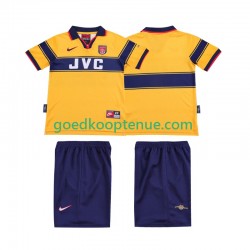 Uit Retro Tenue van Arsenal 1997 Kind 2-13 jaar 1999 Korte Mouw