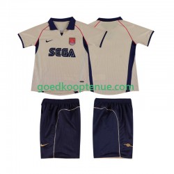 Uit Retro Tenue van Arsenal 2001 Kind 2-13 jaar 2002 Korte Mouw