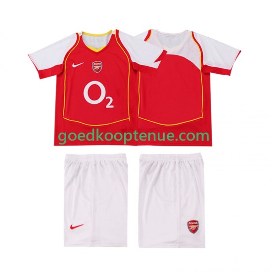 Thuis Retro Tenue van Arsenal 2005 Kind 2-13 jaar 2004 Korte Mouw Thuis Retro Tenue van Arsenal 2005 Kind 2-13 jaar 2004 Korte Mouw