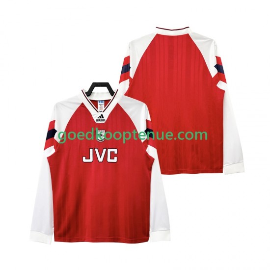 Thuis Retro Tenue van Arsenal 192 Heren 1994 Lange Mouw