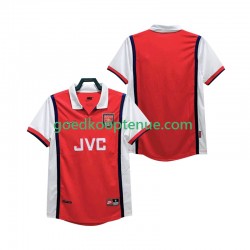 Thuis Retro Tenue van Arsenal Heren 1998 1999 Korte Mouw