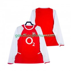 Thuis Retro Tenue van Arsenal 2003 Heren 2002 Lange Mouw