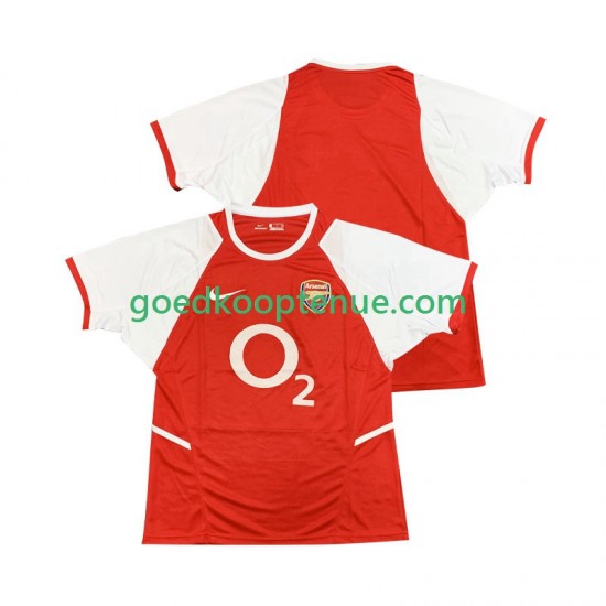 Thuis Retro Tenue van Arsenal 2003 Heren 2002 Korte Mouw Thuis Retro Tenue van Arsenal 2003 Heren 2002 Korte Mouw