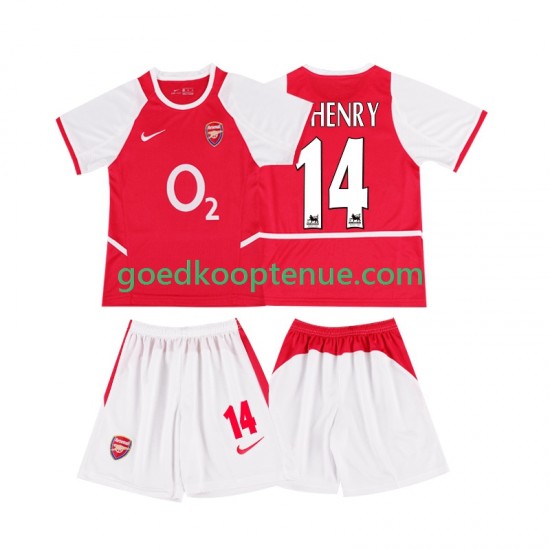 Thuis Retro Tenue van Arsenal Thierry Henry 14 2003 Kind 2-13 jaar 2002 Korte Mouw Thuis Retro Tenue van Arsenal Thierry Henry 14 2003 Kind 2-13 jaar 2002 Korte Mouw