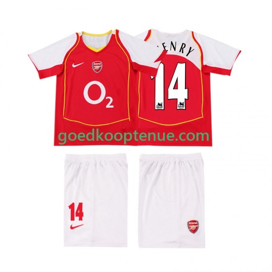 Thuis Retro Tenue van Arsenal Thierry Henry 14 2005 Kind 2-13 jaar 2004 Korte Mouw Thuis Retro Tenue van Arsenal Thierry Henry 14 2005 Kind 2-13 jaar 2004 Korte Mouw