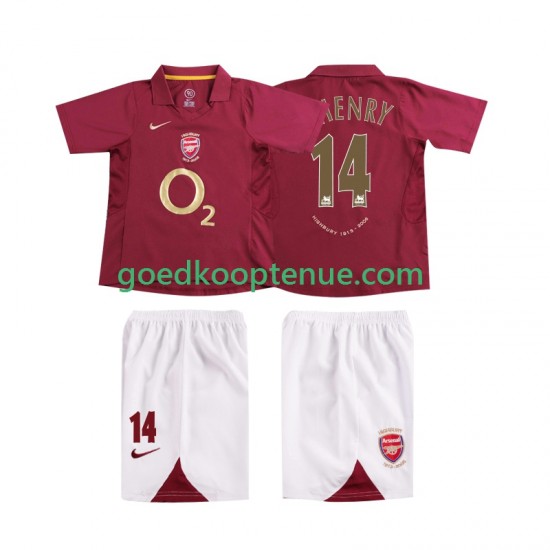 Thuis Retro Tenue van Arsenal Thierry Henry 14 2005 Kind 2-13 jaar 2006 Korte Mouw Thuis Retro Tenue van Arsenal Thierry Henry 14 2005 Kind 2-13 jaar 2006 Korte Mouw