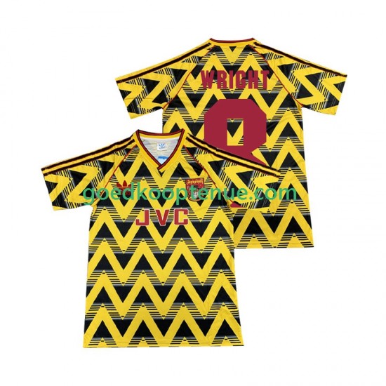 Uit Retro Tenue van Arsenal WRIGHT 8 199 1993 Heren Korte Mouw
