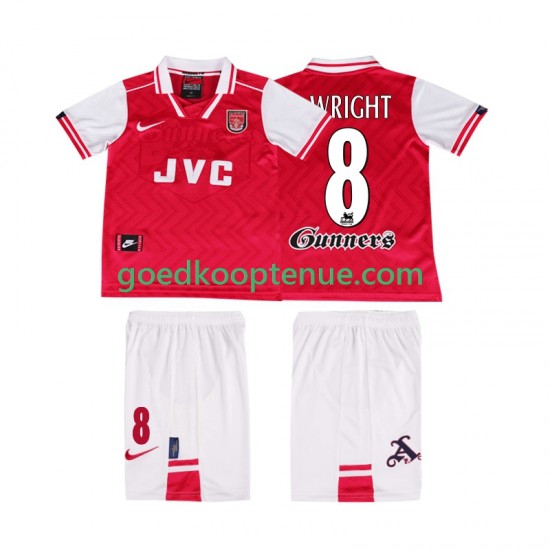 Thuis Retro Tenue van Arsenal WRIGHT 8 1996 1997 Kind 2-13 jaar Korte Mouw Thuis Retro Tenue van Arsenal WRIGHT 8 1996 1997 Kind 2-13 jaar Korte Mouw