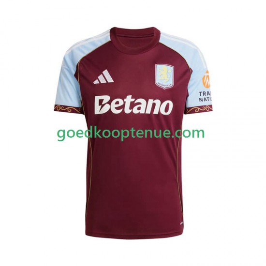 Thuis Tenue van Aston Villa Heren 2025-26 Korte Mouw