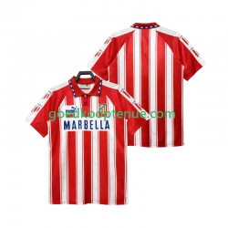 Thuis Retro Tenue van Atlético Madrid 1995 Heren 1994 Korte Mouw