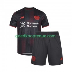 Thuis Tenue van Bayer 04 Leverkusen Kind 2-13 jaar 2025-26 Korte Mouw