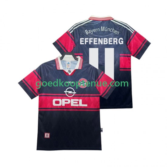 Thuis Retro Tenue van FC Bayern München Effenberg 11 1997 Heren 1999 Korte Mouw