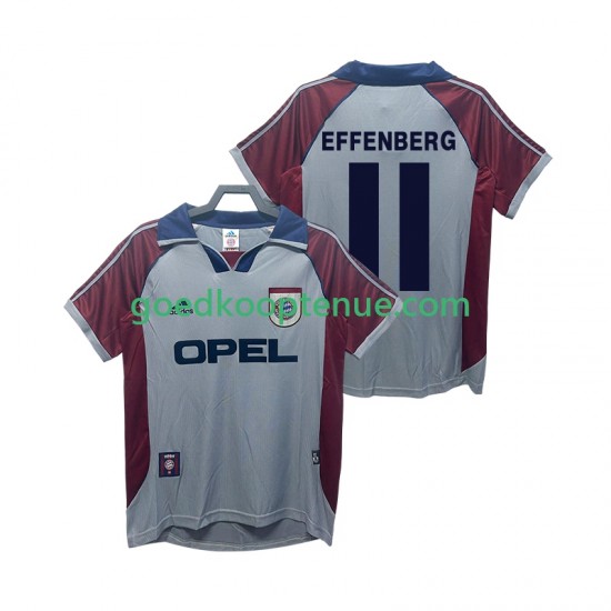 3de Retro Tenue van FC Bayern München Effenberg 11 Heren 1998 1999 Korte Mouw