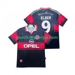 Thuis Retro Tenue van FC Bayern München Elber 9 1997 Heren 1999 Korte Mouw