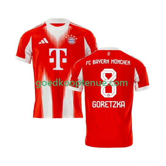 Thuis Tenue van FC Bayern München Leon Goretzka 8 Heren 2025-26 Korte Mouw