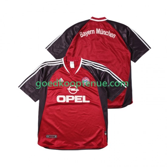 Thuis Retro Tenue van FC Bayern München 2001 Heren 2002 Korte Mouw