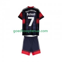 Thuis Retro Tenue van FC Bayern München Scholl 7 1997 Kind 2-13 jaar 1999 Korte Mouw