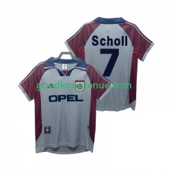 3de Retro Tenue van FC Bayern München Scholl 7 Heren 1998 1999 Korte Mouw