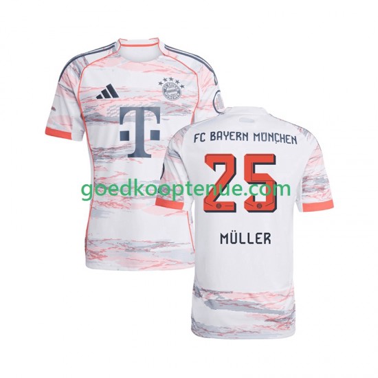 Uit Tenue van FC Bayern München Thomas Muller 25 Heren 2025-26 Korte Mouw