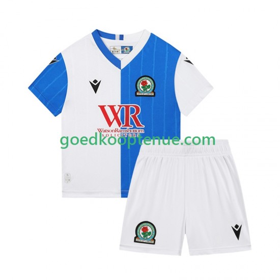 Thuis Tenue van Blackburn Rovers Kind 2-13 jaar 2025-26 Korte Mouw