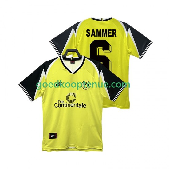 Thuis Retro Tenue van Borussia Dortmund SAMMER 6 1995 1996 Heren Korte Mouw