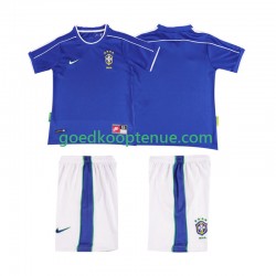 Uit Retro Tenue van Brazilië Kind 2-13 jaar 1998 Korte Mouw