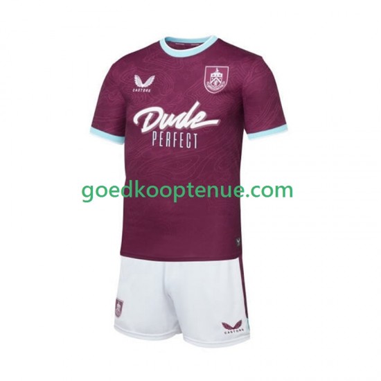 Thuis Tenue van Burnley Kind 2-13 jaar 2025-26 Korte Mouw