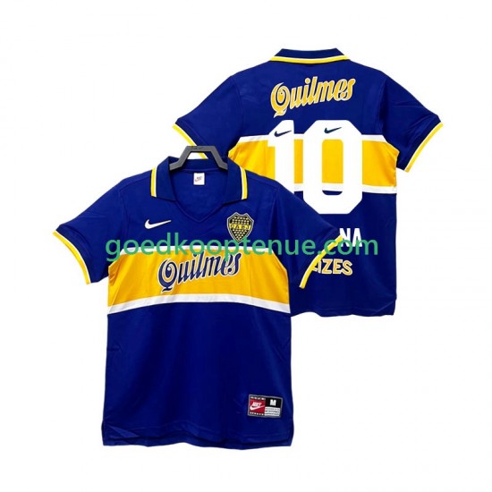 Thuis Retro Tenue van CA Boca Juniors MARADONA 10 1997 Heren 1998 Korte Mouw
