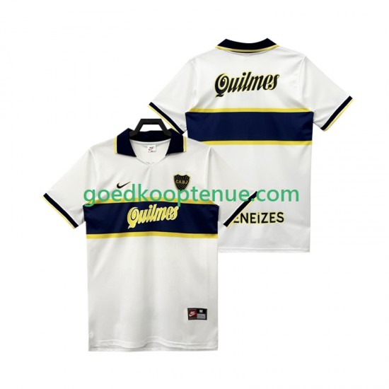 Uit Retro Tenue van CA Boca Juniors 1997 Heren 1998 Korte Mouw