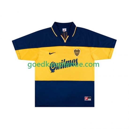 Thuis Retro Tenue van CA Boca Juniors 2000 Heren 1999 Korte Mouw