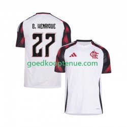 Uit Tenue van CR Flamengo Bruno Henrique 27 Heren 2025-26 Korte Mouw