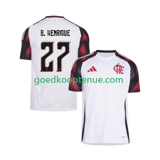 Uit Tenue van CR Flamengo Bruno Henrique 27 Heren 2025-26 Korte Mouw