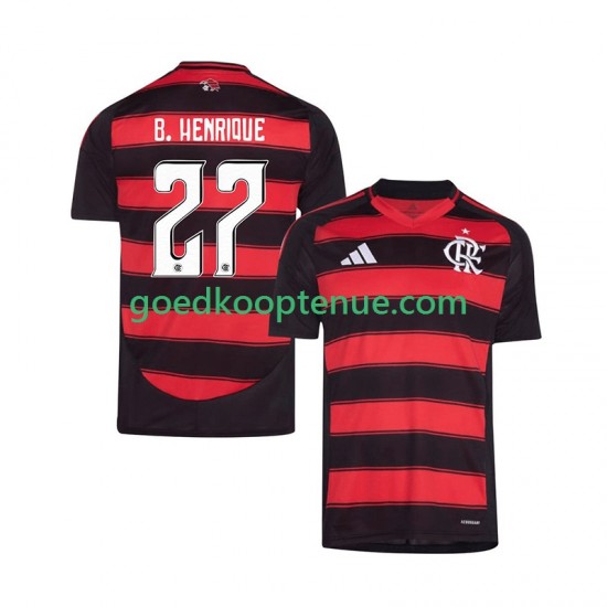 Thuis Tenue van CR Flamengo Bruno Henrique 27 Heren 2025-26 Korte Mouw
