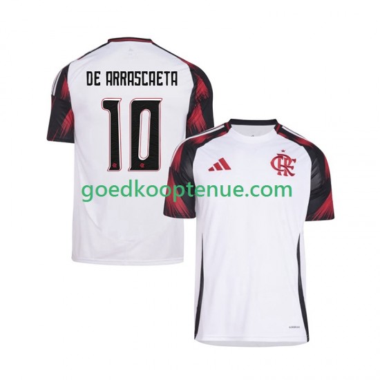 Uit Tenue van CR Flamengo Giorgian de Arrascaeta 10 Heren 2025-26 Korte Mouw