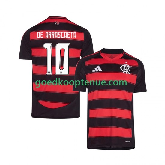 Thuis Tenue van CR Flamengo Giorgian de Arrascaeta 10 Heren 2025-26 Korte Mouw