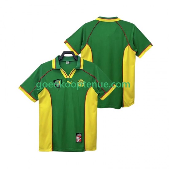 Thuis Retro Tenue van Kameroen Heren 1998 Korte Mouw