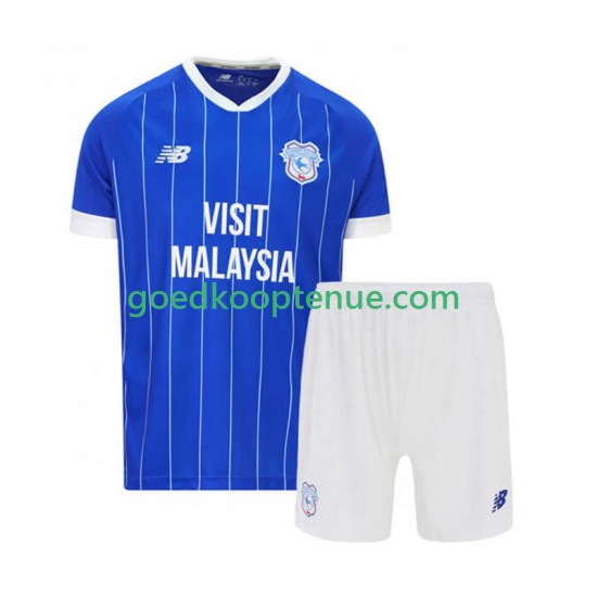 Thuis Tenue van Cardiff City Heren 2025-26 Korte Mouw