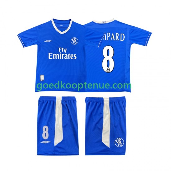 Thuis Retro Tenue van Chelsea LAMPARD 8 2003 2005 Kind 2-13 jaar Korte Mouw Thuis Retro Tenue van Chelsea LAMPARD 8 2003 2005 Kind 2-13 jaar Korte Mouw