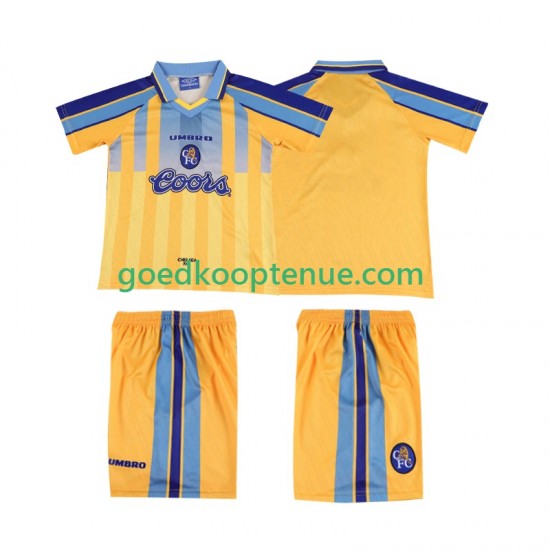 Uit Retro Tenue van Chelsea 1995 1997 Kind 2-13 jaar Korte Mouw Uit Retro Tenue van Chelsea 1995 1997 Kind 2-13 jaar Korte Mouw