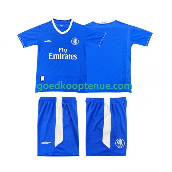 Thuis Retro Tenue van Chelsea 2003 2005 Kind 2-13 jaar Korte Mouw Thuis Retro Tenue van Chelsea 2003 2005 Kind 2-13 jaar Korte Mouw