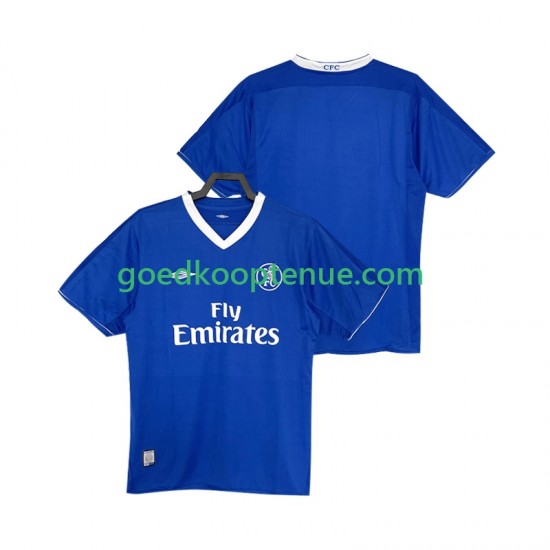 Thuis Retro Tenue van Chelsea 2003 2005 Heren Korte Mouw