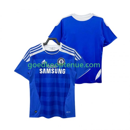 Thuis Retro Tenue van Chelsea 2012 Heren 2011 Korte Mouw
