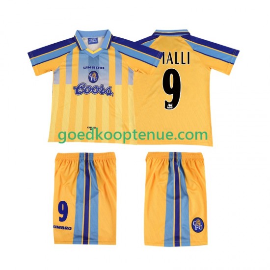 Uit Retro Tenue van Chelsea VIALLI 9 1995 1997 Kind 2-13 jaar Korte Mouw Uit Retro Tenue van Chelsea VIALLI 9 1995 1997 Kind 2-13 jaar Korte Mouw
