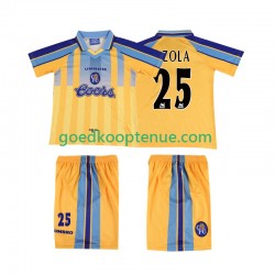 Uit Retro Tenue van Chelsea ZOLA 25 1995 1997 Kind 2-13 jaar Korte Mouw