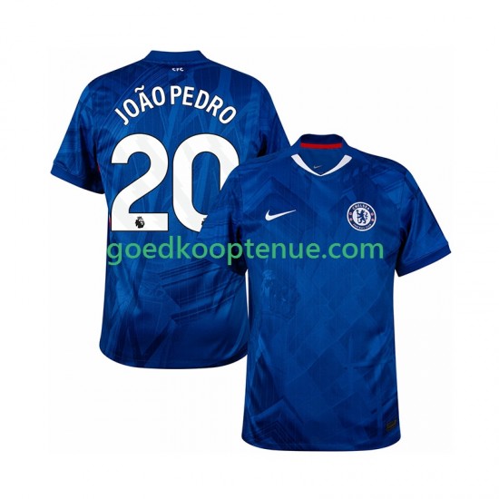 Thuis Tenue van Chelsea joao pedro 20 Heren 2025-26 Korte Mouw