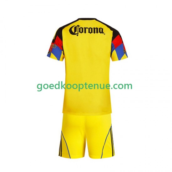 Thuis Tenue van Club América Kind 2-13 jaar 2025-26 Korte Mouw